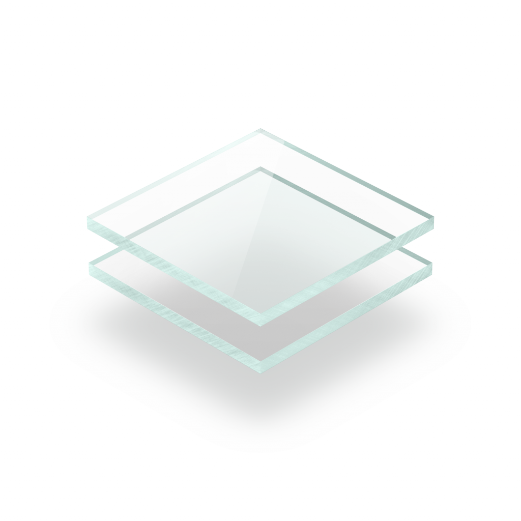 teinté aspect de verre Plaque plexiglass teinté aspect de verre