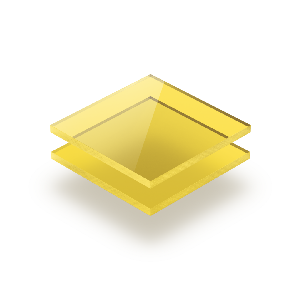 teinté jaune plexiglass teinté jaune