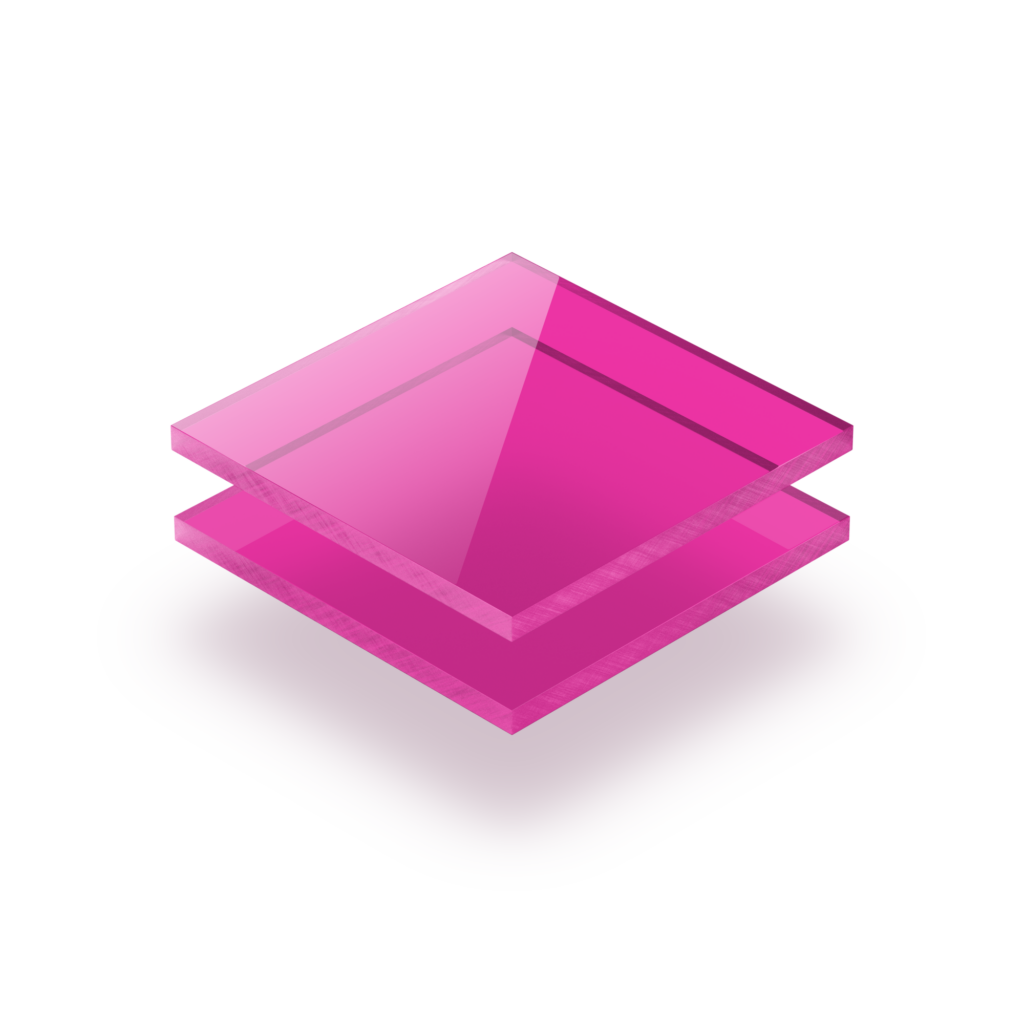teinté magenta plexiglass magenta teinté